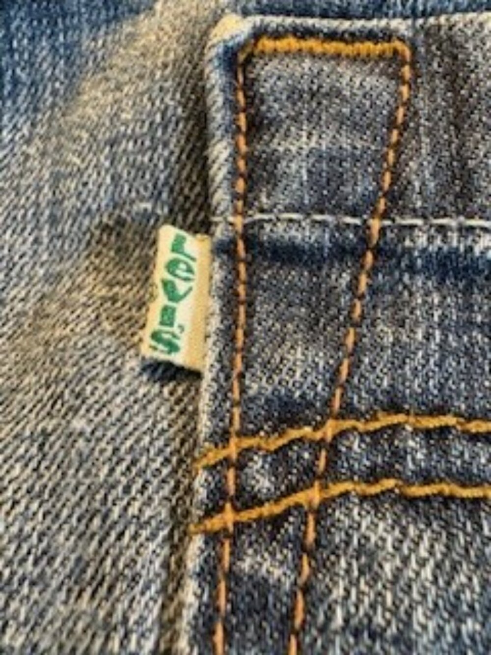 Levi 539 Vintage Straight Blue Jeans 29x32 100% ORGANIC COTTON ECO DENIUM - Picture 10 of 11